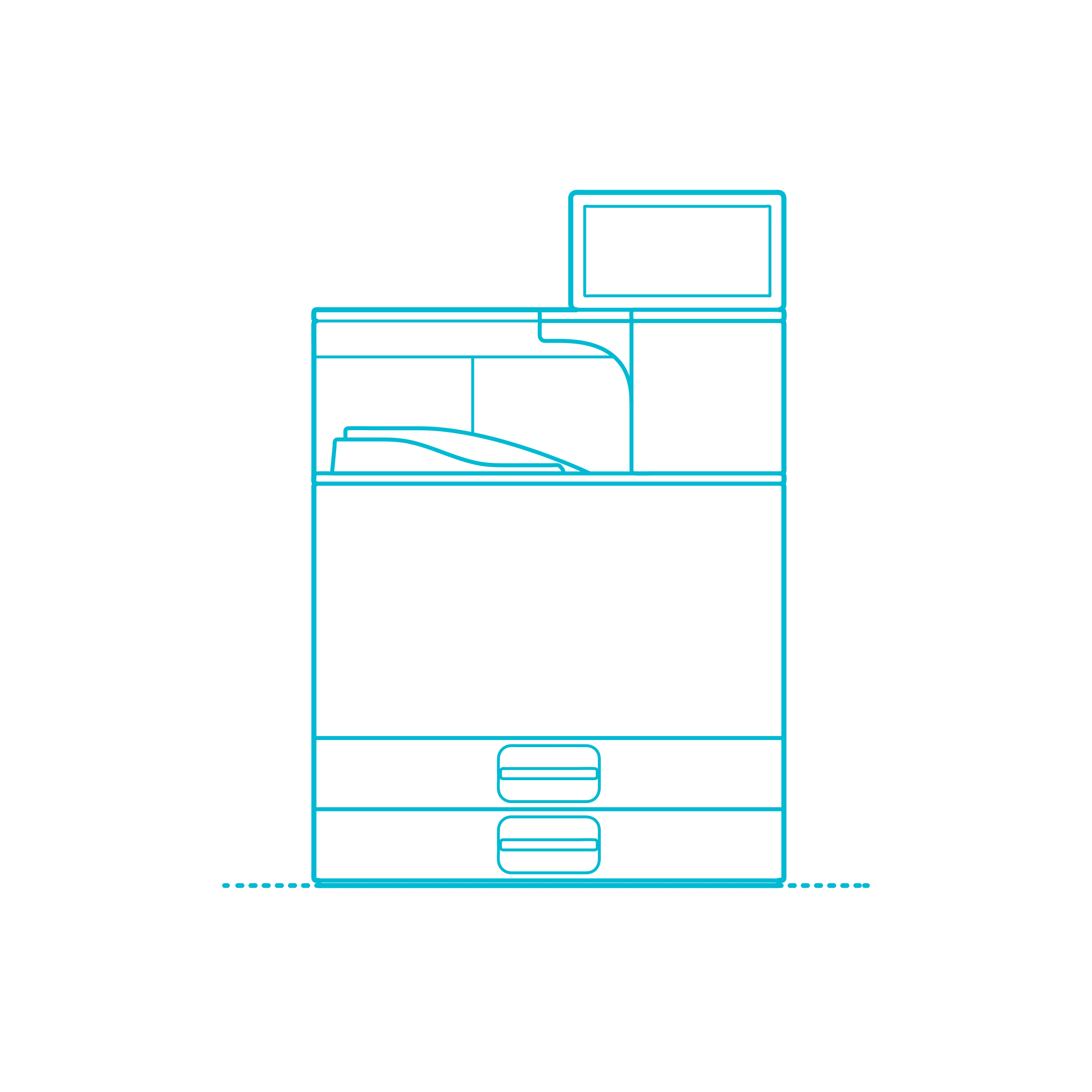 Digital Commercial Printers Ricoh Sp 8400Dn Laser Printer Black And White Svg Vector Free Vectors
